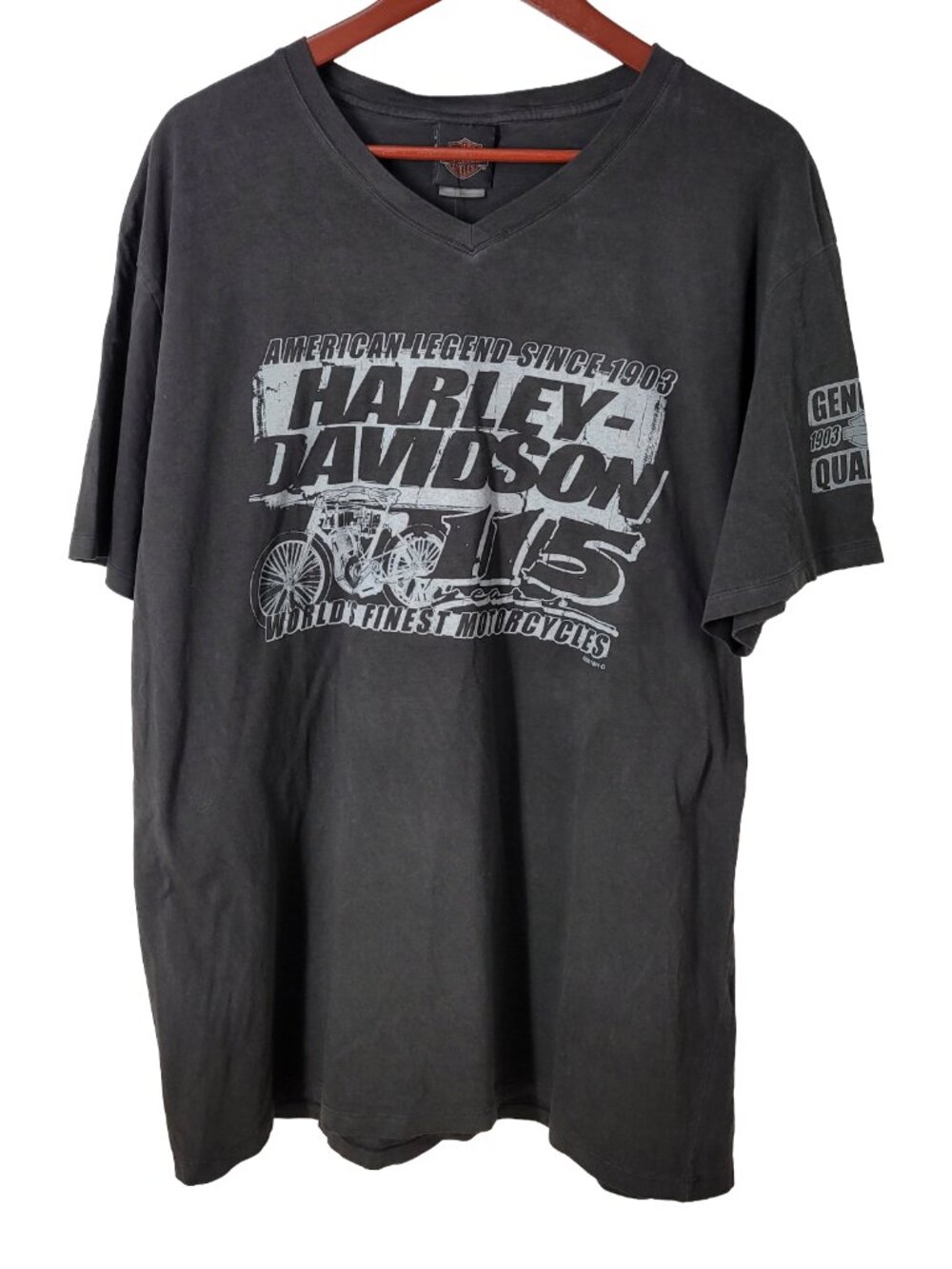 Harley-Davidson 115th Anniversary T-Shirt XL NWT Wisconsin Oconomowoc Biker Tee